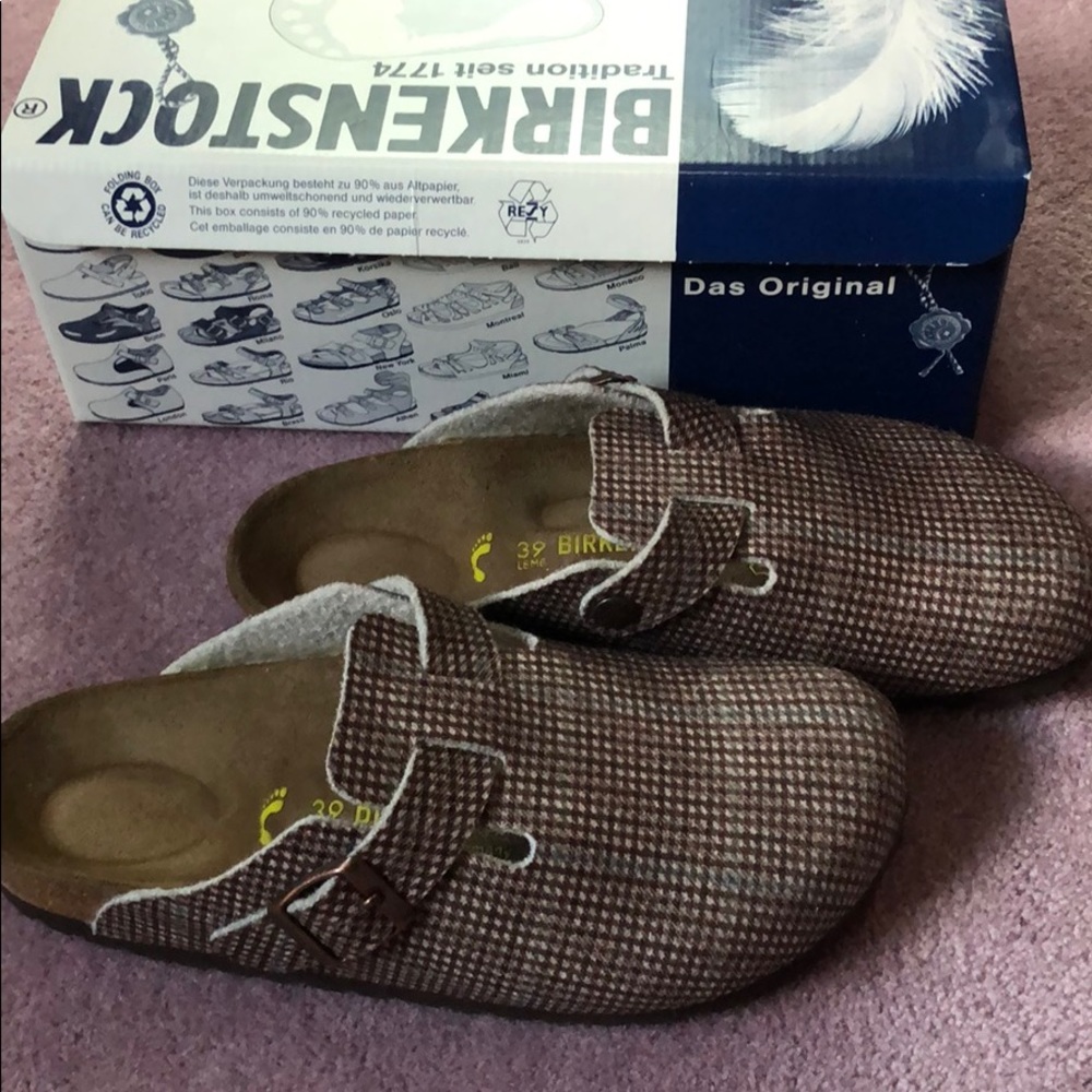 Birkenstock herringbone clogs size 39 new